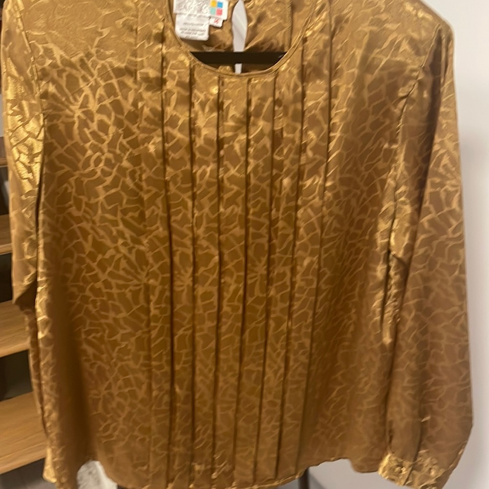 Gold vintage blouse